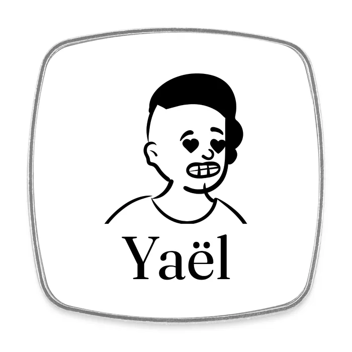 Magnet personnalisé au prénom Yaël
