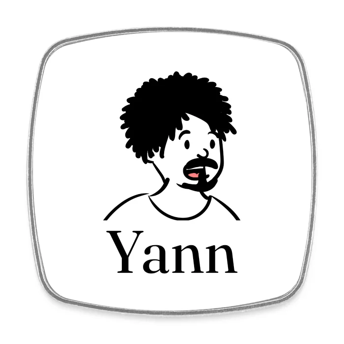 Magnet personnalisé au prénom Yann