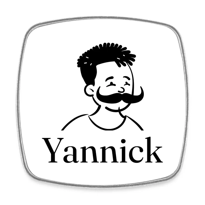 Magnet personnalisé au prénom Yannick