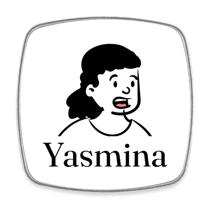 Magnet personnalisé au prénom Yasmina