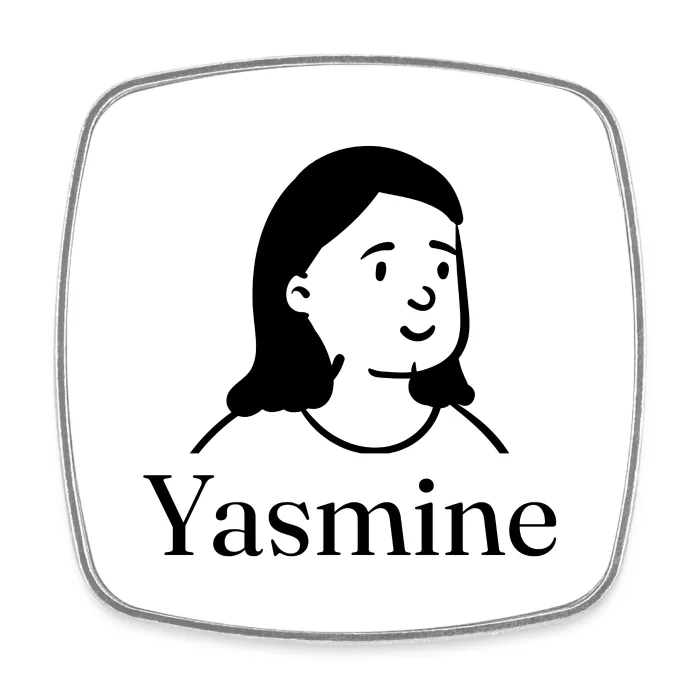 Magnet personnalisé au prénom Yasmine