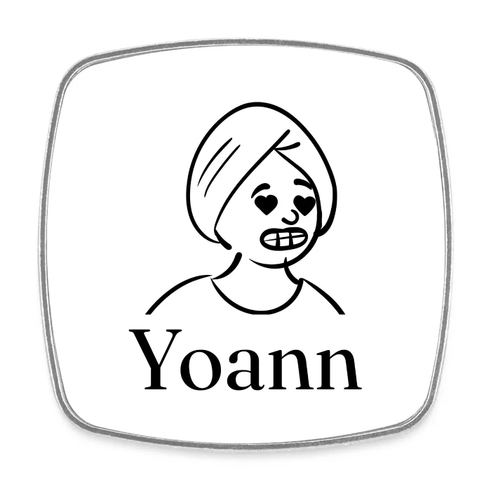 Magnet personnalisé au prénom Yoann
