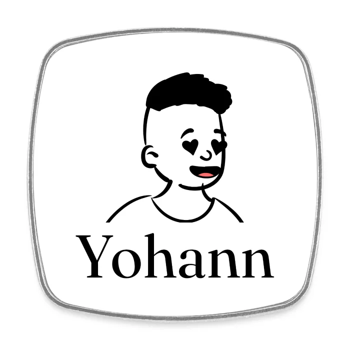 Magnet personnalisé au prénom Yohann