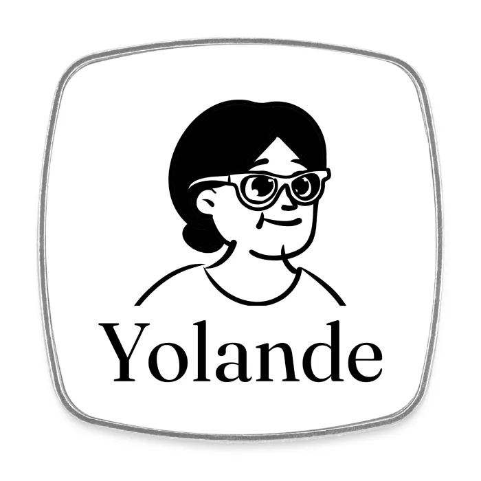 Magnet personnalisé au prénom Yolande