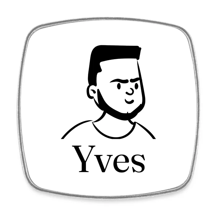 Magnet personnalisé au prénom Yves