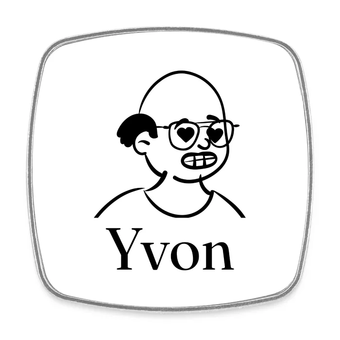Magnet personnalisé au prénom Yvon