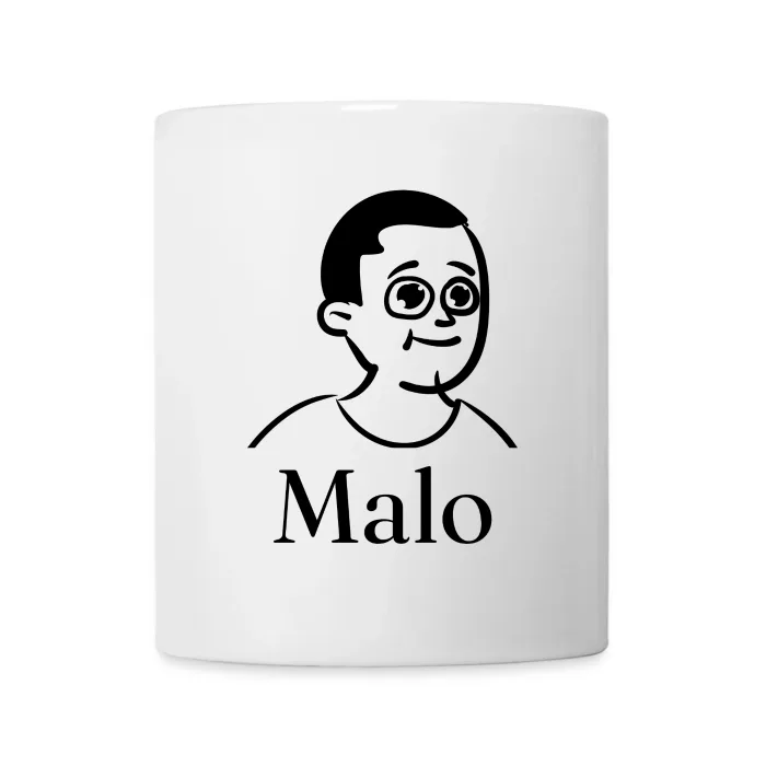 Mug personnalisé au prénom Malo