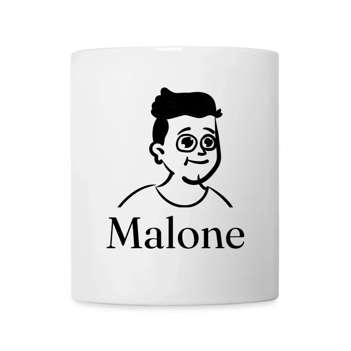 Mug personnalisé au prénom Malone