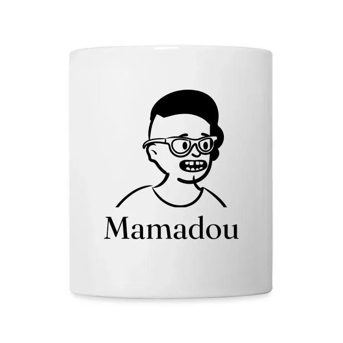 Mug personnalisé au prénom Mamadou