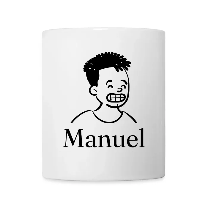 Mug personnalisé au prénom Manuel