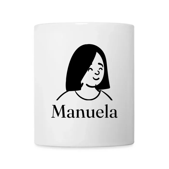 Mug personnalisé au prénom Manuela