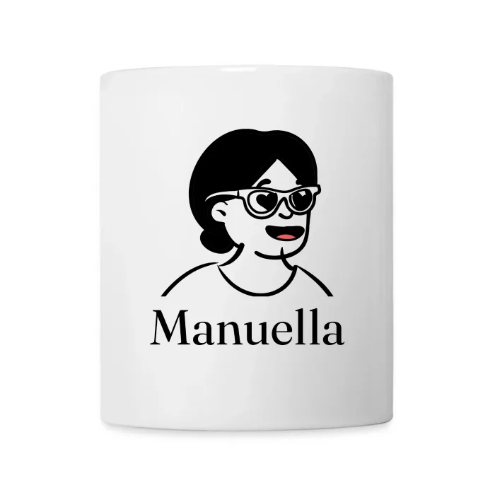 Mug personnalisé au prénom Manuella