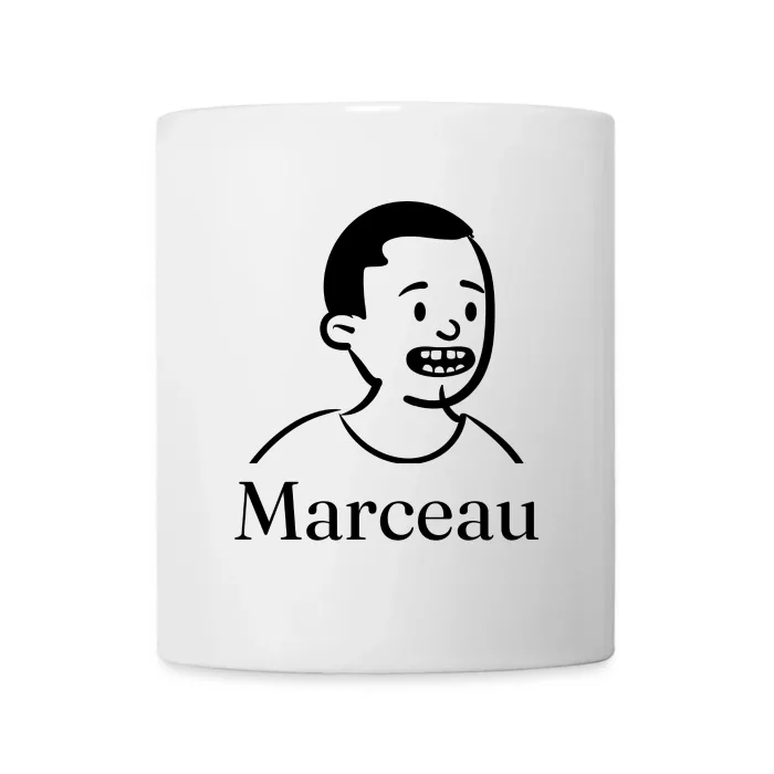 Mug personnalisé au prénom Marceau