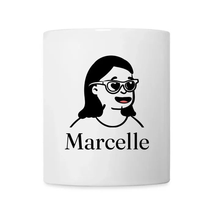 Mug personnalisé au prénom Marcelle