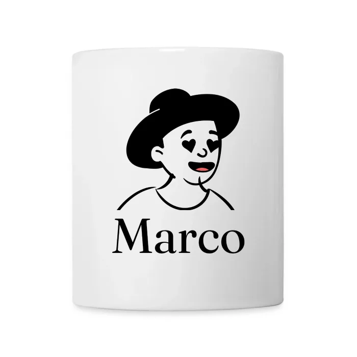 Mug personnalisé au prénom Marco