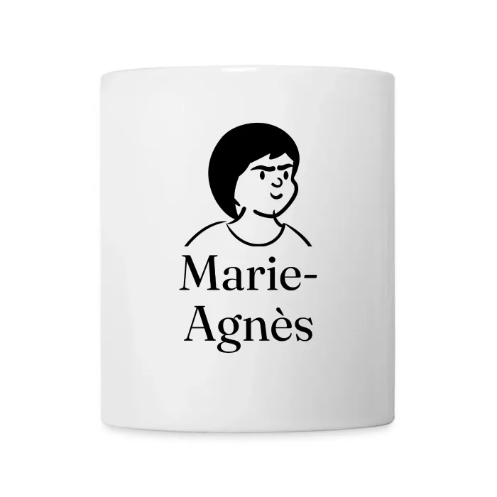 Mug personnalisé au prénom Marie-Agnès