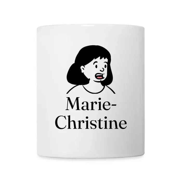 Mug personnalisé au prénom Marie-Christine