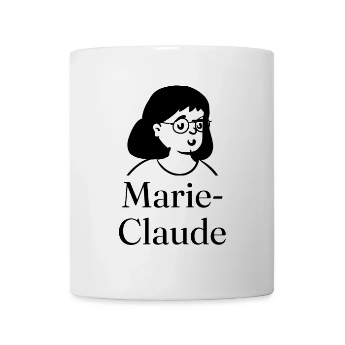 Mug personnalisé au prénom Marie-Claude
