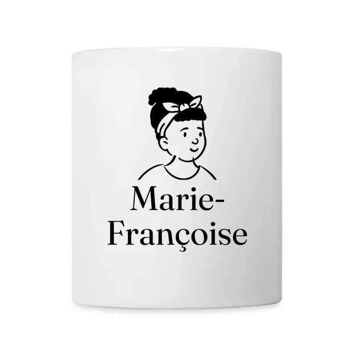 Mug personnalisé au prénom Marie-Françoise