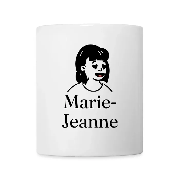 Mug personnalisé au prénom Marie-Jeanne