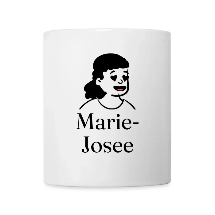 Mug personnalisé au prénom Marie-Josee
