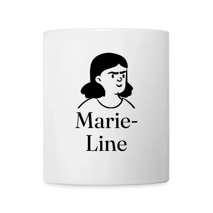 Mug personnalisé au prénom Marie-Line