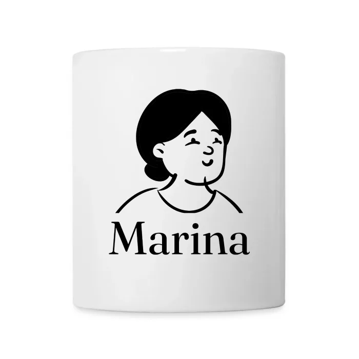 Mug personnalisé au prénom Marina