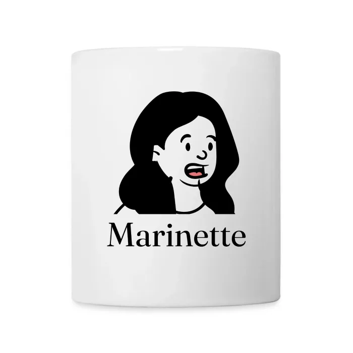 Mug personnalisé au prénom Marinette