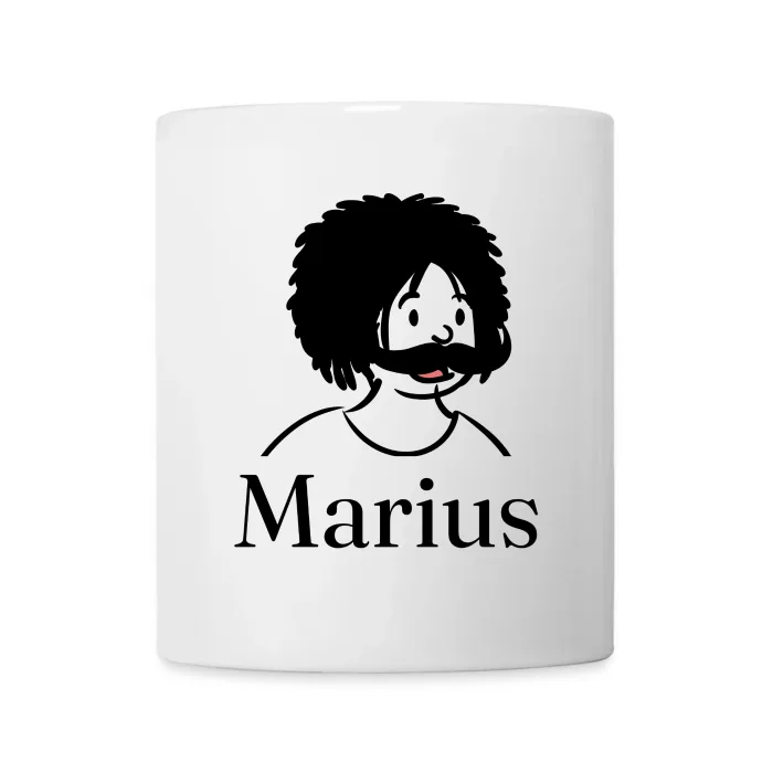 Mug personnalisé au prénom Marius