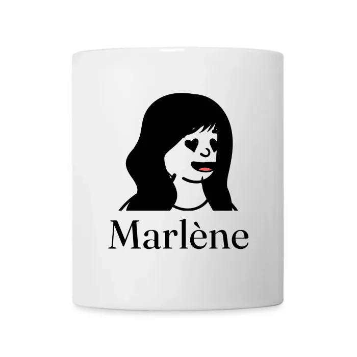 Mug personnalisé au prénom Marlène