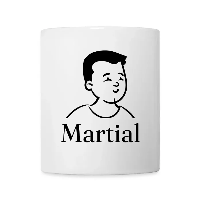 Mug personnalisé au prénom Martial