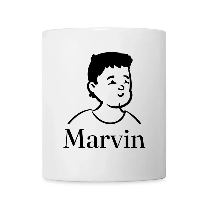 Mug personnalisé au prénom Marvin