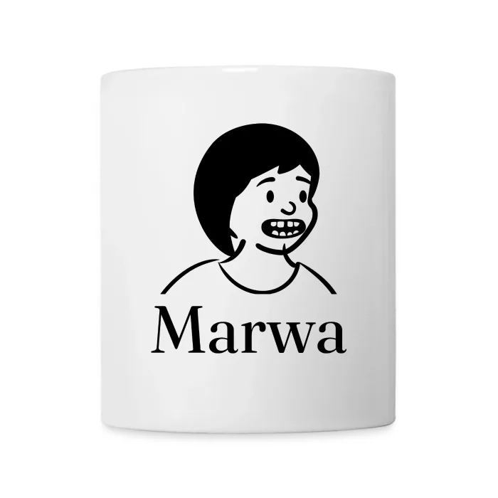 Mug personnalisé au prénom Marwa