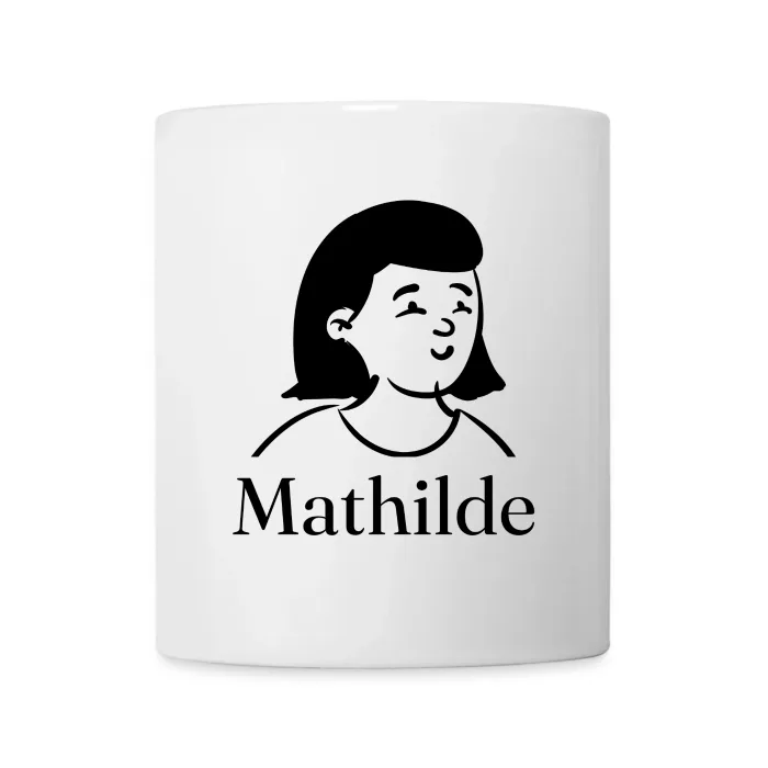 Mug personnalisé au prénom Mathilde