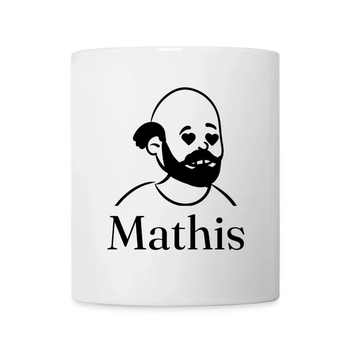 Mug personnalisé au prénom Mathis