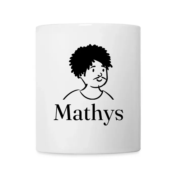 Mug personnalisé au prénom Mathys
