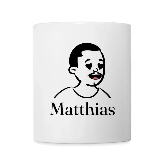 Mug personnalisé au prénom Matthias
