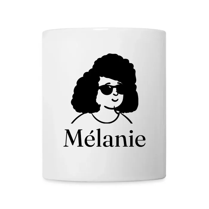 Mug personnalisé au prénom Mélanie