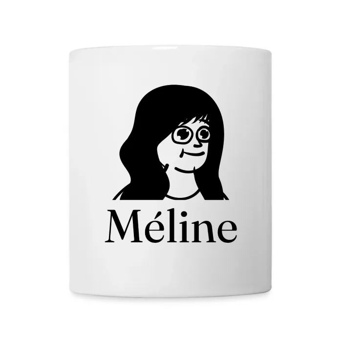 Mug personnalisé au prénom Méline