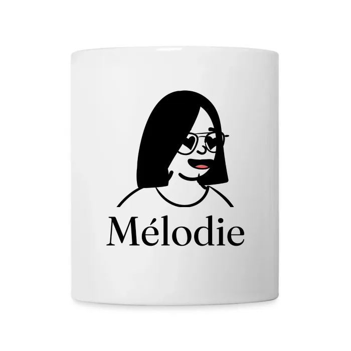 Mug personnalisé au prénom Mélodie