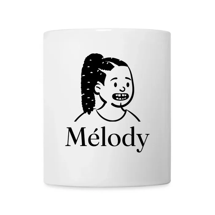 Mug personnalisé au prénom Mélody