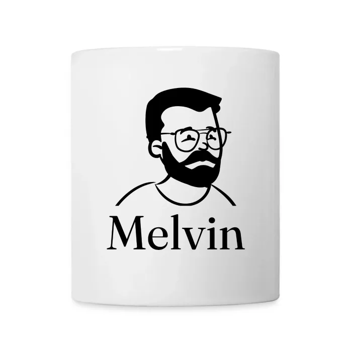 Mug personnalisé au prénom Melvin