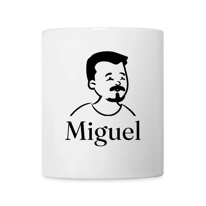 Mug personnalisé au prénom Miguel