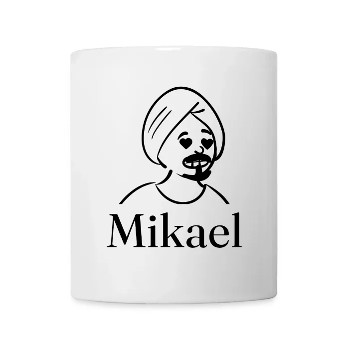 Mug personnalisé au prénom Mikael