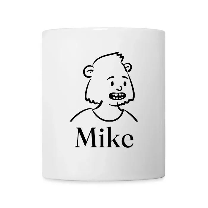 Mug personnalisé au prénom Mike