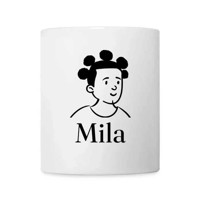 Mug personnalisé au prénom Mila