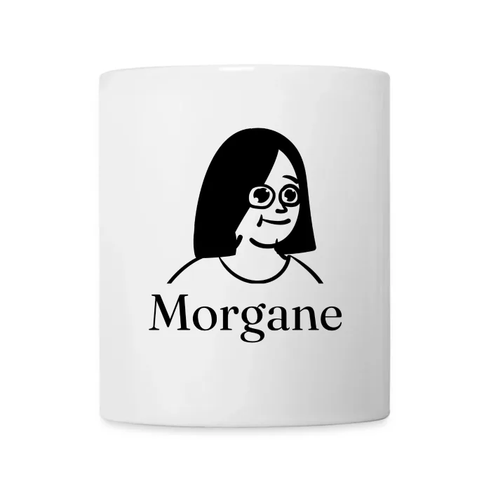 Mug personnalisé au prénom Morgane
