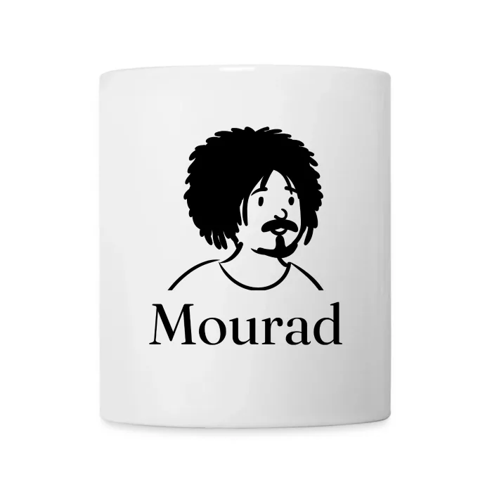 Mug personnalisé au prénom Mourad