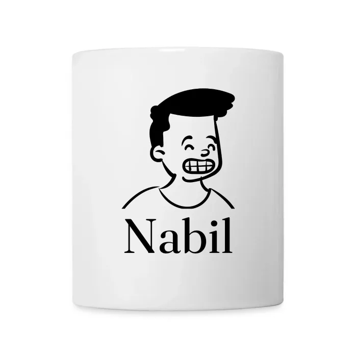 Mug personnalisé au prénom Nabil