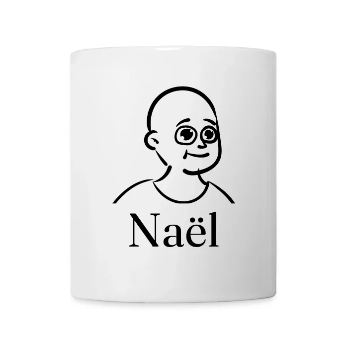 Mug personnalisé au prénom Naël